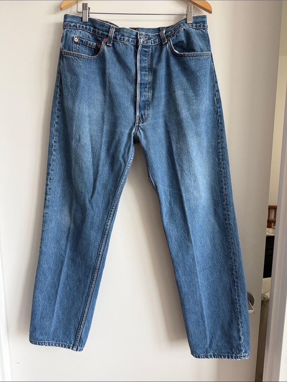 Vintage Levi’s 501 Jeans in Light Wash - 34x30